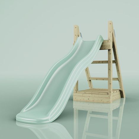 REBO Toboggan Léopard Vert 285 x 60 cm (1/5)