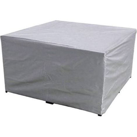 Coperchio di protezione Per Mobili da Giardino, Tessuto Poliestere Impermeabile, Per Tavolo E Sedie da Giardino, Anti-Uv, Tavolo da Giardino, di forma Rettangolare, di Sole E di mare 150x150x75 Cm (1/5)
