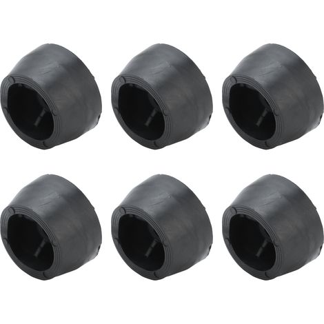Lot de 6 patins anti-vibrations, antichoc, antidérapants, antibruit et résistants à l'usure, en caoutchouc pour compresseurs d'air (1/5)