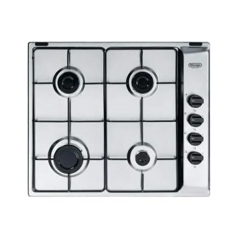 Delonghi YAL46ASV Table de cuisson gaz acier inoxydable 58 cm