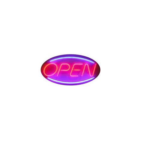 LED-Neon-Nachtlicht „Open Word“ für Schlafzimmer, Bar, Kneipe, Hotel, Café, Spielzimmer, Wanddekoration – Crezuo