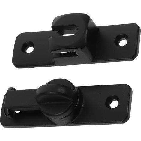 de verrouillage coulissant noir pour portes en alliage d (1/5)