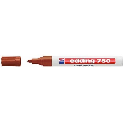 edding Lackmarker 750 4-750-9-007 2-4mm Rundspitze permanent braun