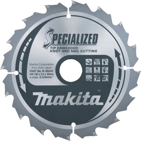 Makita Sägeblatt SPECIALIZED 190x20x40Z (1/2)