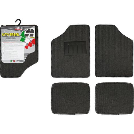 Tappeto moquette tessuto italiano universal 4 pz rhutten tappetini auto (1/2)