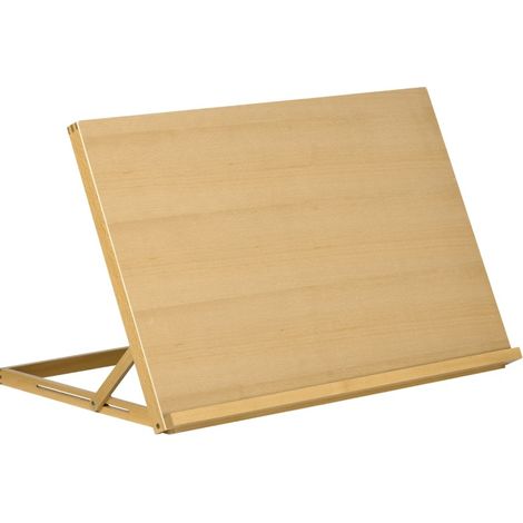 Chevalet de table pliable en bois de hêtre 75,8 x 51 cm, inclinaison réglable (1/5)