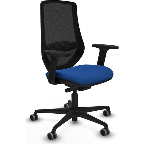 Piqueras y Crespo Mardos Silla de oficina azul ergonómica (1/3)