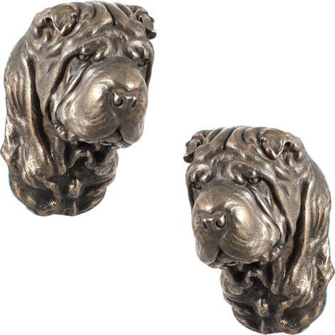 Shar Pei - statuetta di cane, busto da appendere, decorazione unica per gli amanti dei cani di Art-Dog (1/5)