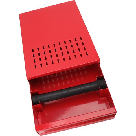 Knock Box Kaffeeschublade aus verstärktem Edelstahl, Kaffeerestebehälter für Zuhause und Geschäft, Rot (1/5)
