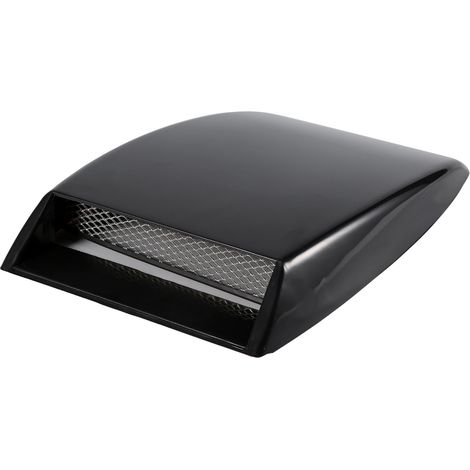GARRYFIZH 1x Cache-prise d'air décoratif universel pour capot de voiture, noir