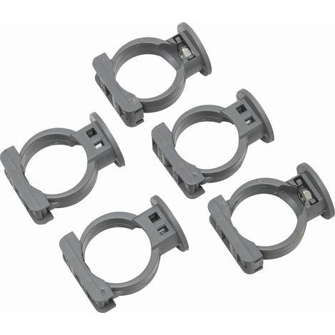 Sachet mit 5 PVC-Halsbändern Ø32mm mit Clips (1/5)