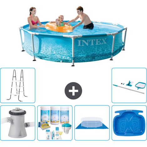 Intex Piscine Tubulaire Ronde - 305x76 cm - 7-pièces S20981 (1/5)