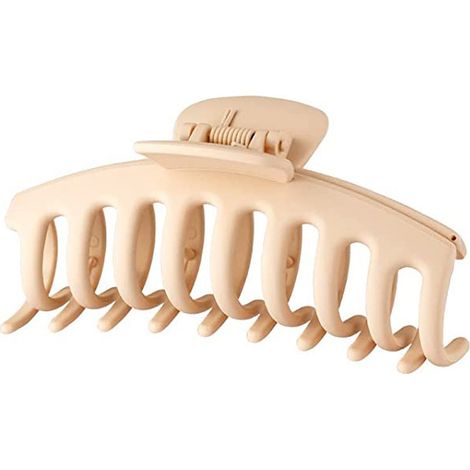 Pinza para el cabello de mujer, hecha de plástico resistente y colorido, tamaño grande, estilo cangrejo, elegante accesorio para el cabello, hermoso regalo