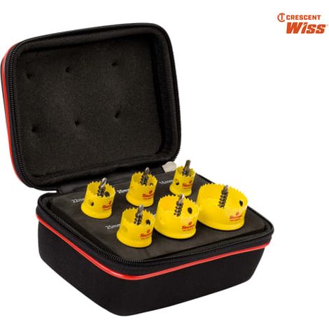 Cordless Smooth Cut Bi-Metal Holesaw Kit, 6 Piece - STRKCS06001