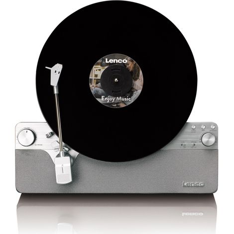 LENCO Giradischi Verticale Bluetooth Argento (1/4)