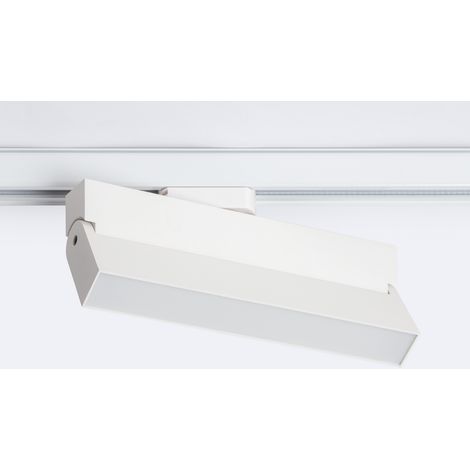 Faretto Lineare LED Binario Monofase 24W Regolabile CCT Selezionabile Elegant Bianco (3000K - 4000K - 5000K) Selezionabile