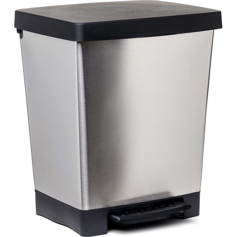 Poubelle Cuisine avec Pédale Cubik Deco 21 L, 33,5 x 30 x 39 cm (1/4)
