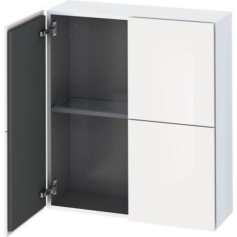 Duravit L-CUBE armadio 700x243x800mm noce scuro