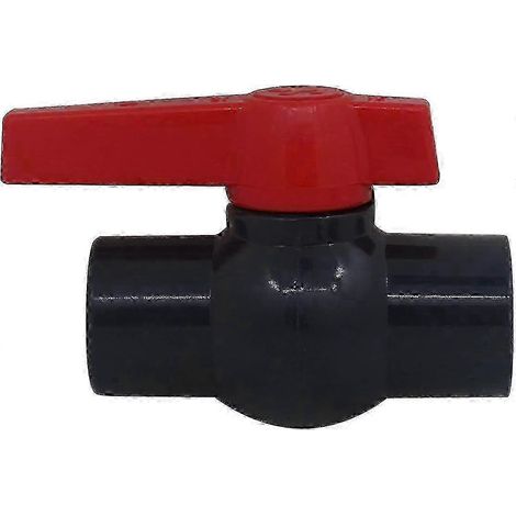Vanne à bille en PVC de 75 mm compatible avec les systèmes de contrôle d'eau des piscines (1/5)