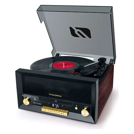Tocadiscos Muse MT-112W Madera ( Plato V