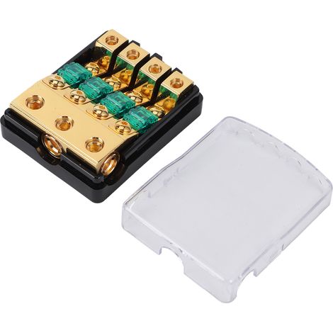 1 Kupfer-Sicherungskasten 0/4 AWG bis 4/8 AWG 4 Eingänge 1 Ausgang für Autos, LKWs, Boote (1/5)
