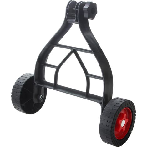 Rueda de soporte para cortacésped, rueda ajustable para cortacéspedes de empuje, apta para barras de corte de 25 mm a 28 mm. (1/5)