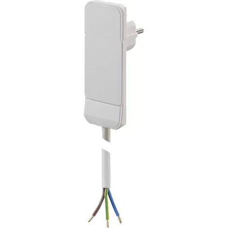 Bachmann 933.004 Strom Anschlusskabel 16 A Weiß 1.50 m H05VV-F 3G 1,5 mm² (1/2)