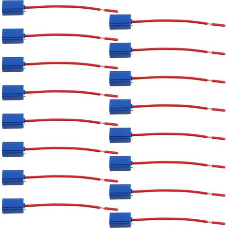 20pièces Douille Céramique Pour Phares eur De Faisceau De Câblage De Remplacement Adaptateur De Douille Ampoule Support De Lampe Facile à Installer (1/5)