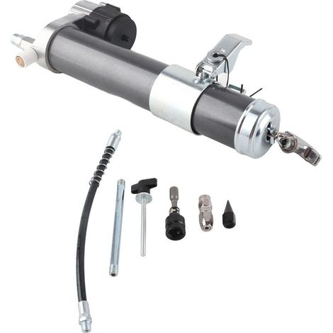 Adattatore per ingrassatore da 12000 PSI, strumento portatile ad alta pressione per ingrassaggio con trapano elettrico (1/5)