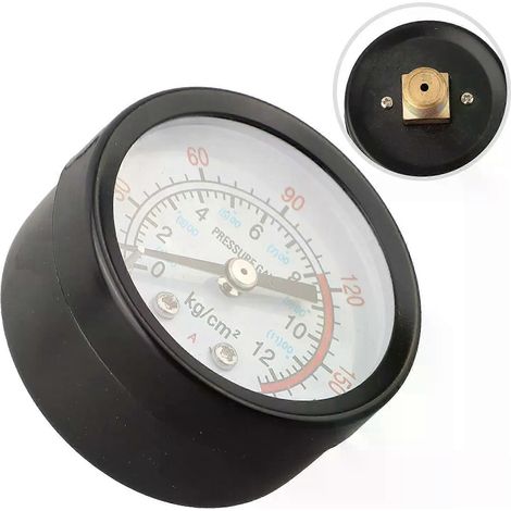 Für 1 Stück Y40 Y50 0-180PSI Wasser- und Flüssigkeitsdruckmesser 0-180PSI für Luftkompressoren, einfache Installation - JXLGV (1/4)