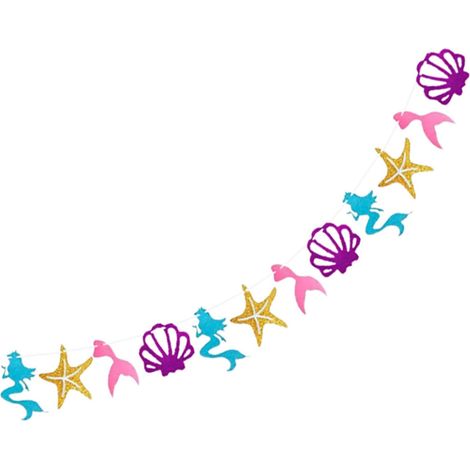 Hängedekoration Seestern Banner aus recycelbarem Material (1/5)