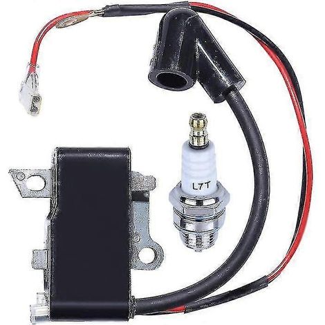 Câble de bobine d'allumage Husqvarna 435 440 445 450 440e 435e Remplace les références 573 93 57-01, 504 57 14 -01 et 544 24 38-01 (1/4)