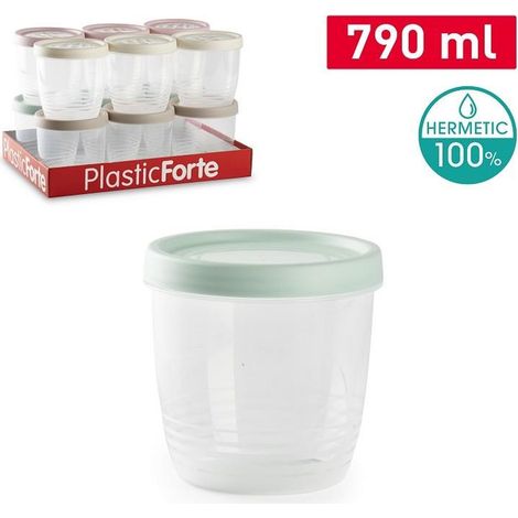 1 Pezzo Barattolo da Cucina Multiuso in Plastica Viena 790 ml Vari Colori (1/3)