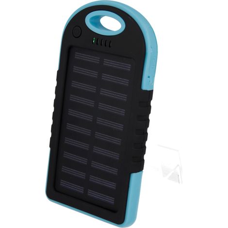 Batterie externe solaire Setty 5000 mAh Bleue R (1/4)