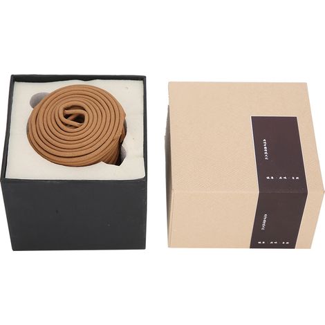 Encens en spirale bois de santal 40 pièces anti-moustique, 2h, parfum d'intérieur répulsif aromathérapie maison (1/5)