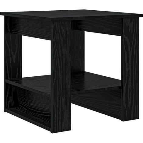 Maison Exclusive - Couchtisch Schwarz Eichen-Optik 51 x 50 x 50 c