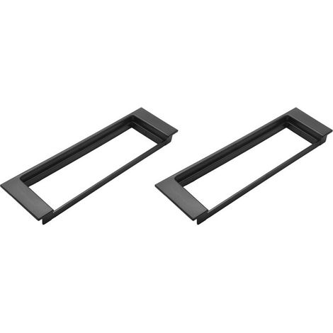 2x 1-DIN-Autoradio-Blendenadapter für Audi A4 B6 (2000–2006) – Innenraumverkleidung
