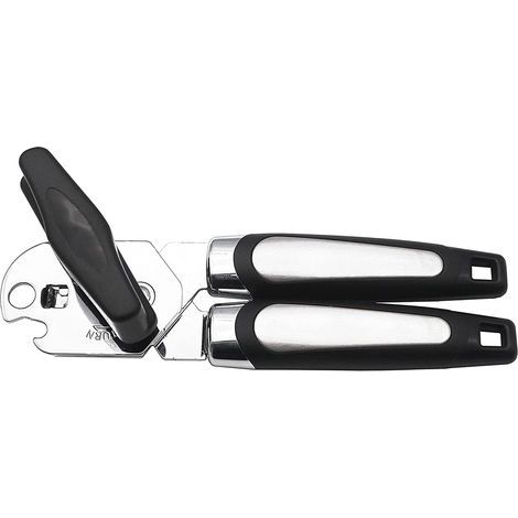 Manual Can Opener, Non-slip Handle, Safe Cutting, Easy to Open, Multifunctional Bottle Opener, Food-Grade Stainless Steel Cutting Can Opener for Kitchen and Restaurant (1/5)