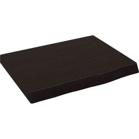 Maison Exclusive - Waschtischplatte Dunkelbraun 40x30x(2-4)cm Mas