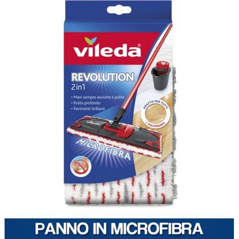 SUPERMOCIO REVOLUTION VILEDA PANNO RICAMBIO / SECCHIO STRIZZATORE 51405V PANNO RICAMBIO MICROFIBRA (51405)