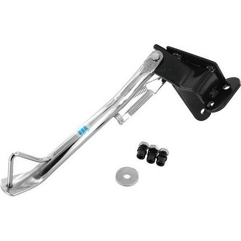 Caballete lateral Motoforce, cromado, lado izquierdo, Peugeot Speedfight I/II