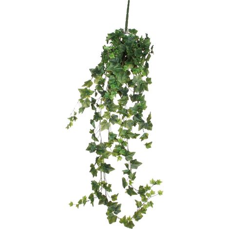 Plante artificielle suspendue Lierre Hedera vert pour intérieur L24 x l15 x H130 cm - PANGIVO (1/5)