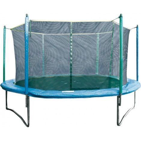 Trampolino Elastico 427 cm per Bambini Adulti Rete Sicurezza Esterno