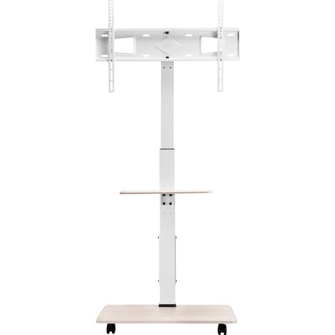 Chariot mobile pour TV 32-70 pouces avec rotation 25°, réglable en hauteur, supporte jusqu'à 40 kg, compatible VESA 600x400 mm. (1/5)