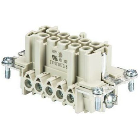 Wieland Electric 70.300.1040.0 Insert femelle BAS Nombre total de pôles 10 + PE 1 pc(s) D11780 (1/3)