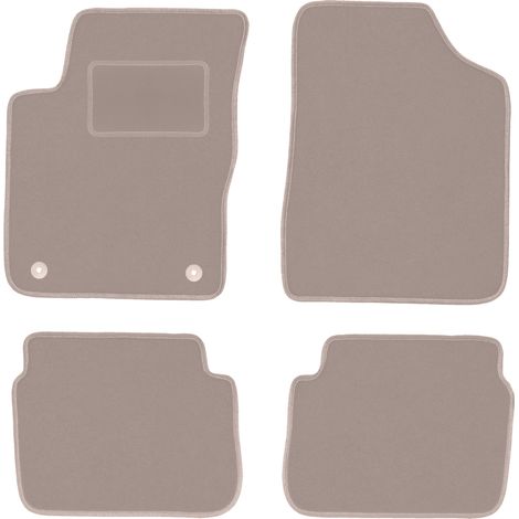 Beige Veloursmatten für: Hyundai i10 Fließheck (2007-2013) (1/5)