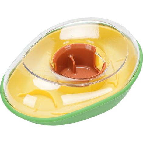Bol en plastique pour animaux de compagnie, bol lent pour chien, distributeur automatique de nourriture, jouet pour chiot, pour chats et chiens, maison (1/5)