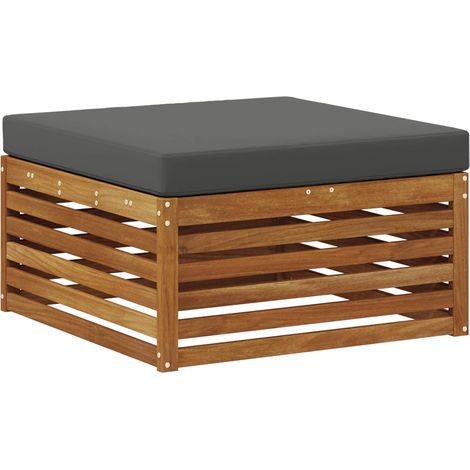 Maison Exclusive - Outdoor-Fußhocker Massivholz Akazie Natur