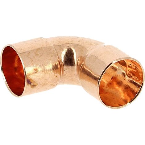 Raccord cuivre coudé 90° à souder – Femelle petit rayon – Ø 28 mm – Conex Bänninger pour chantiers humides – Besoin D'Habitat (1/6)