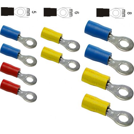 Cosses Rondes Assorties Kit De Connexion électrique Polyvalent - Zenitech (1/2)